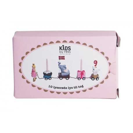 Lyserøde lys til fødselsdagstog - Kids By Friis