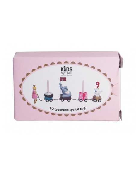 Lyserøde lys til fødselsdagstog - Kids By Friis