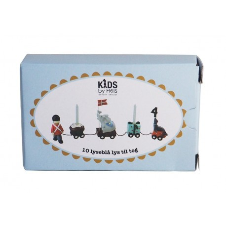 Lyseblå lys til fødselsdagstog - Kids By Friis