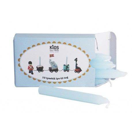 Lyseblå lys til fødselsdagstog - Kids By Friis