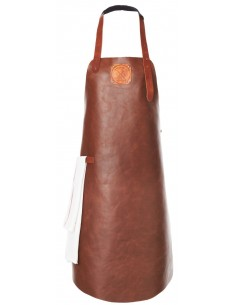 Læderforklæde Cognac/Cognac XXL - Apron Regular Herre