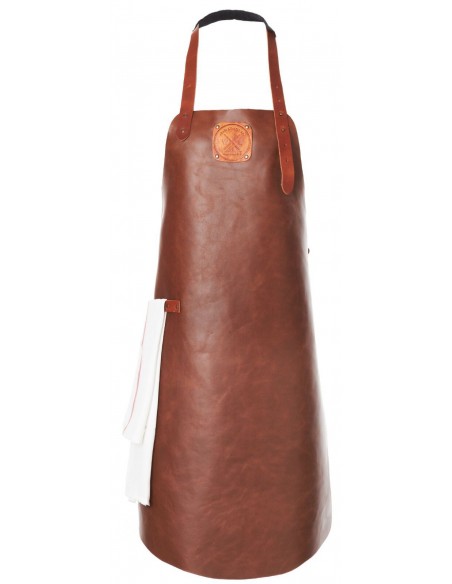 Læderforklæde Cognac/Cognac XXL - Apron Regular Herre Læderforklæde Cognac/Cognac XXL - Apron Regular Herre