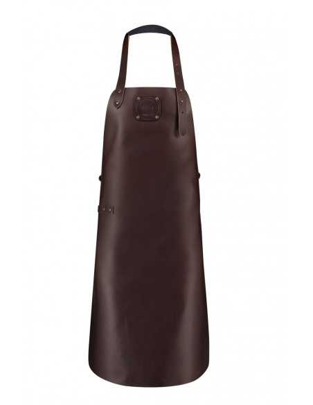 Læderforklæde Dark Brown/Dark Brown - Apron Regular Herre
