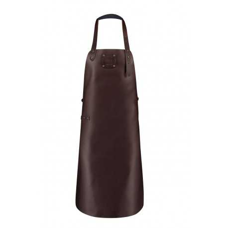 Læderforklæde Dark brown/Dark brown XXL - Apron Regular Herre