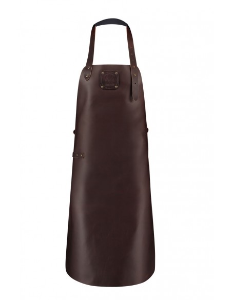 Læderforklæde Dark brown/Dark brown XXL - Apron Regular Herre