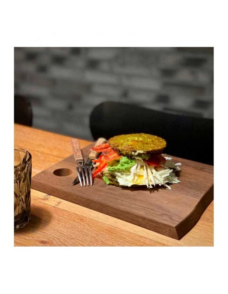 Tapasbræt eller skærebræt i røget eg Tapasbræt eller skærebræt i røget eg