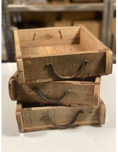Trækasse med patina