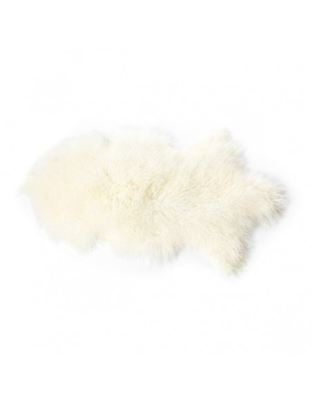 The Organic Sheep Tibetansk Lammeskind I Hvid The Organic Sheep Tibetansk Lammeskind I Hvid