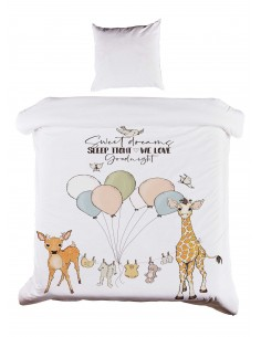 Junior Sengetøj 100x140 M&P - Sleep Tight - Grønne Striber