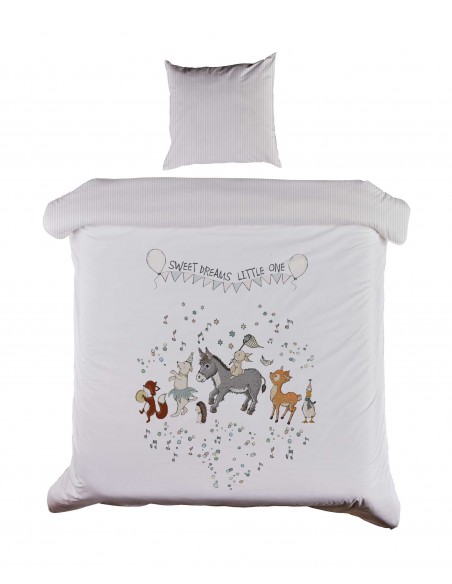 Baby Sengetøj 70x100 M&P - Sweet Dreams - Grønne Striber