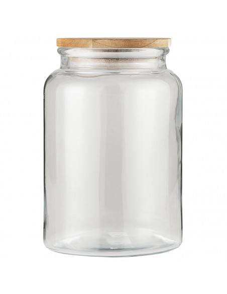 Glaskrukke med trælåg 3000 ml Glaskrukke med trælåg 3000 ml