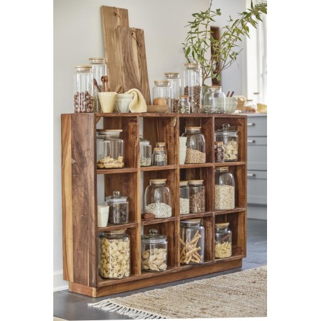 Glaskrukke med trælåg 3000 ml Glaskrukke med trælåg 3000 ml