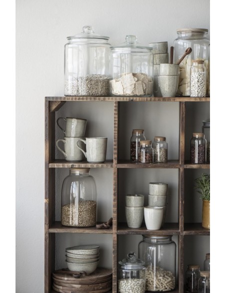 Glaskrukke med trælåg 3000 ml - Ib Laursen Glaskrukke med trælåg 3000 ml - Ib Laursen