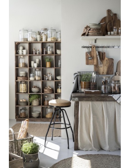 Glaskrukke med trælåg 3000 ml - Ib Laursen Glaskrukke med trælåg 3000 ml - Ib Laursen