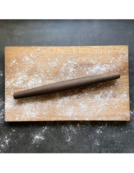 Kagerulle uden håndtag i røget eg