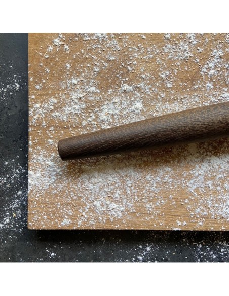 Kagerulle uden håndtag i røget eg