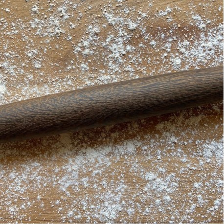 Kagerulle uden håndtag i røget eg