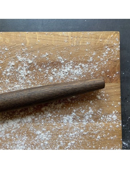 Kagerulle uden håndtag i røget eg