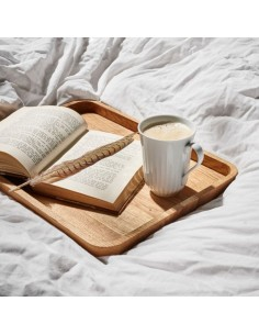 Stor serveringsbakke i Olieret Eg