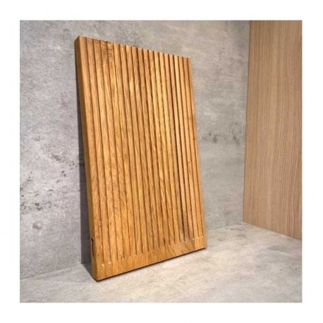 Skærebræt med riller i olieret eg