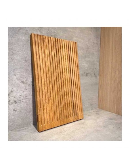 Skærebræt med riller i olieret eg