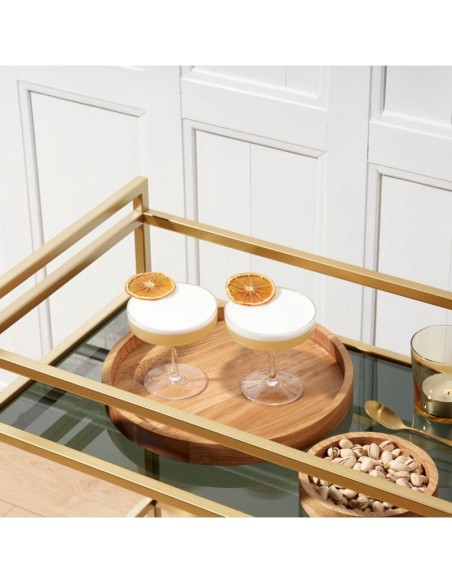 Cirkel bakker i olieret eg - 5 størrelser Cirkel bakker i olieret eg - 5 størrelser