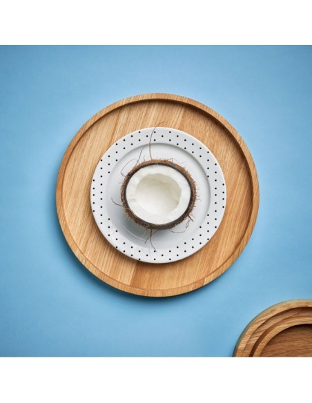 Cirkel bakker i olieret eg - 5 størrelser Cirkel bakker i olieret eg - 5 størrelser