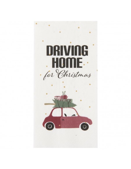 Servietter "Driving home for Christmas"
