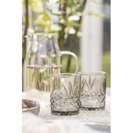 Drikkeglas med mønster - London smoke