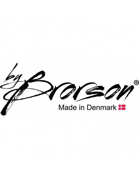 Køkkenrulleholder olieret eg og grå metalfod fra By Brorson