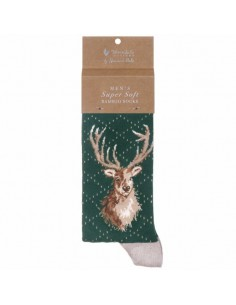 Wrendale bambus sokker med Krondyr - Herre