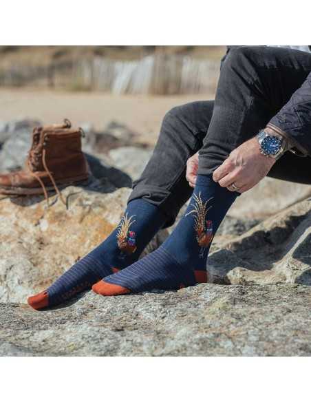 Wrendale bambus sokker med Fasan - Herre