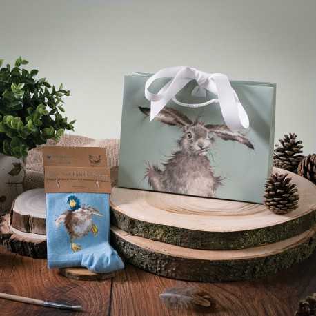 Wrendale bambus sokker med And - Dame