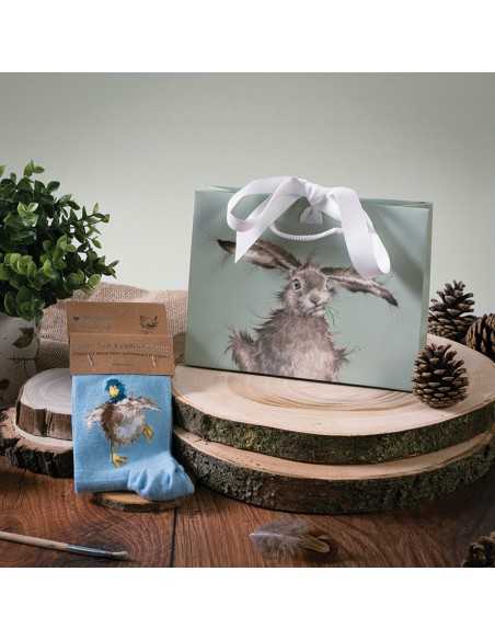 Wrendale bambus sokker med And - Dame Wrendale bambus sokker med And - Dame