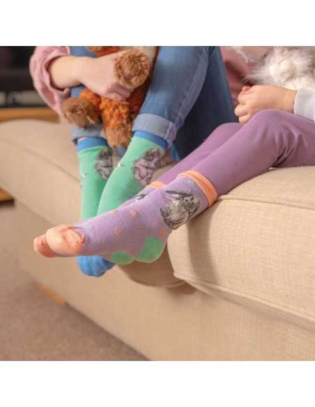 Wrendale bambus sokker Kanin - Børn 27-31 Wrendale bambus sokker Kanin - Børn 27-31