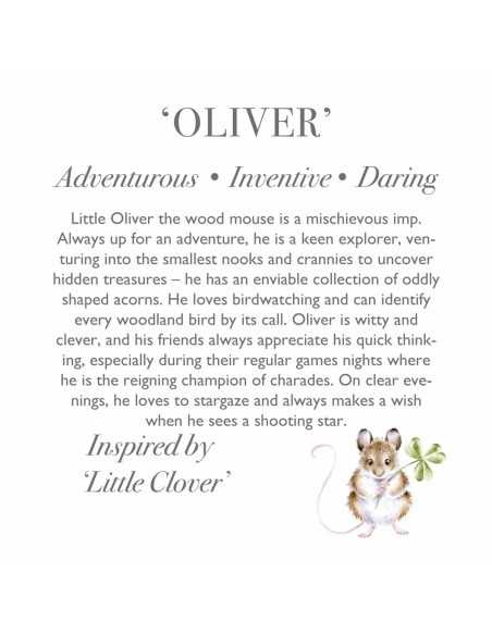 Wrendale Mus bamse, Oliver - Medium