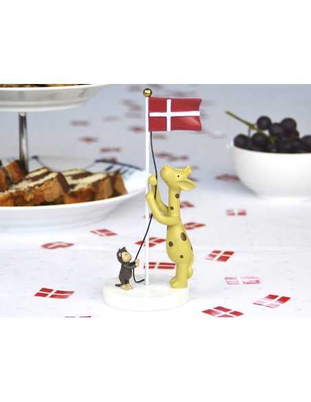 Bordflag med giraf og abe - Kids By Friis Bordflag med giraf og abe - Kids By Friis