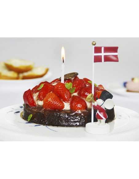 Bordflag med mus og trompet - Kids By Friis