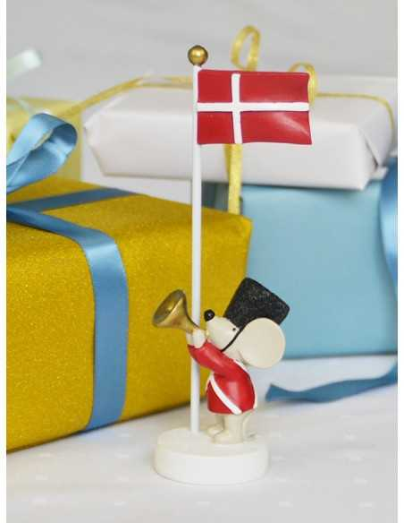 Bordflag med mus og trompet - Kids By Friis Bordflag med mus og trompet - Kids By Friis