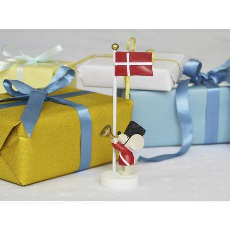 Bordflag med mus og trompet - Kids By Friis Bordflag med mus og trompet - Kids By Friis