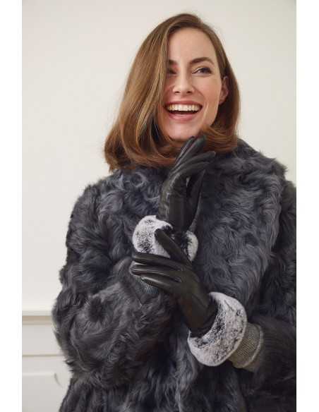 Kassandra Handsker med kanin - NATURES Collection Kassandra Handsker med kanin - NATURES Collection