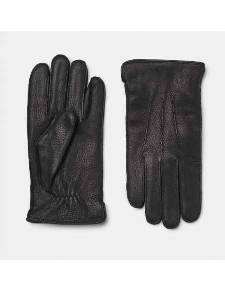 Leonardo sorte hjorteskinds-læderhandsker til mænd - NATURES Collection Leonardo sorte hjorteskinds-læderhandsker til mænd - NATURES Collection