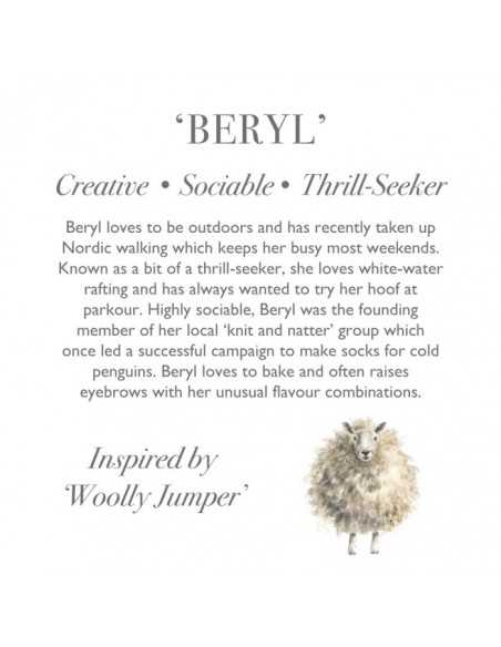 Wrendale Får bamse, Beryl - Medium Wrendale Får bamse, Beryl - Medium