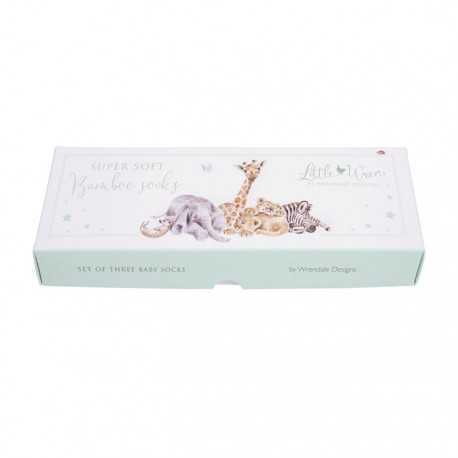 Wrendale bambus babysokker lysegrøn  - Little Savannah