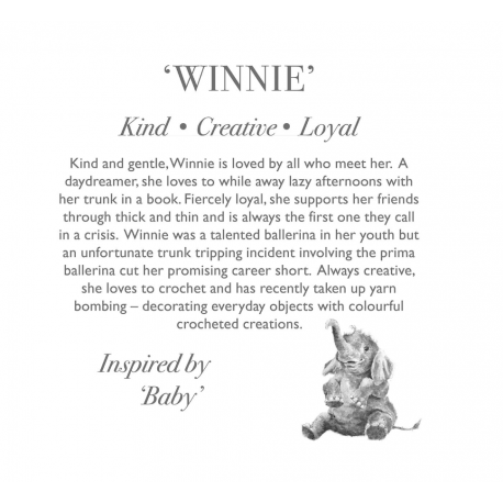 Wrendale Elefant bamse, Winnie - Medium Wrendale Elefant bamse, Winnie - Medium