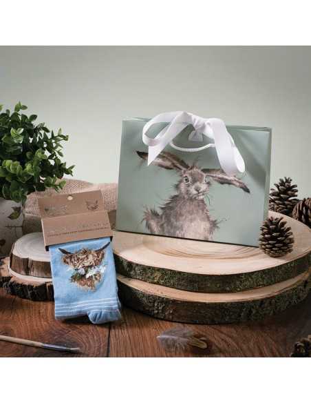 Wrendale bambus sokker med Skotsk Højlandskvæg - Dame/Børn Wrendale bambus sokker med Skotsk Højlandskvæg - Dame/Børn