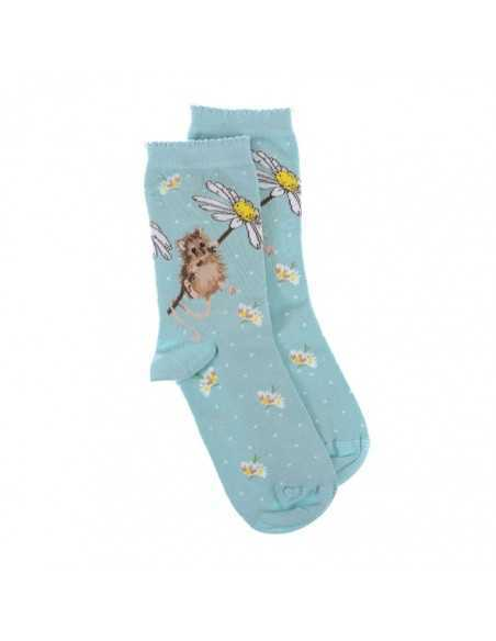 Wrendale bambus sokker med Mus  - Dame/Børn