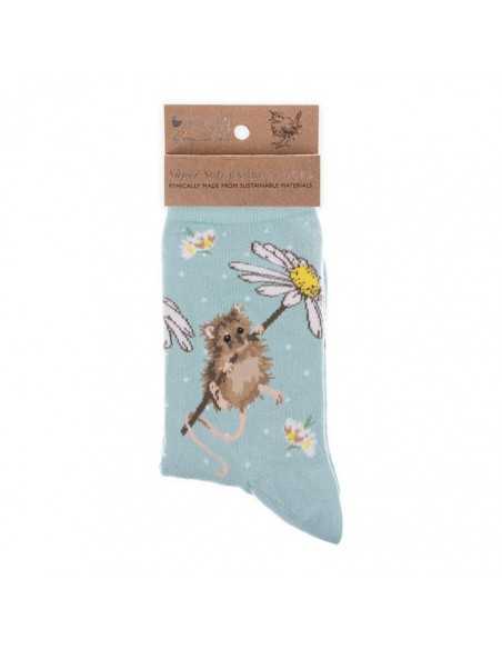 Wrendale bambus sokker med Mus - Dame/Børn Wrendale bambus sokker med Mus - Dame/Børn