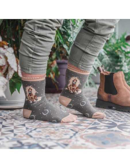 Wrendale bambus sokker med Hest  - Dame/Børn