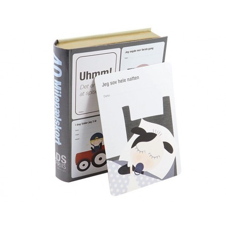 Milepælskort med bondegård